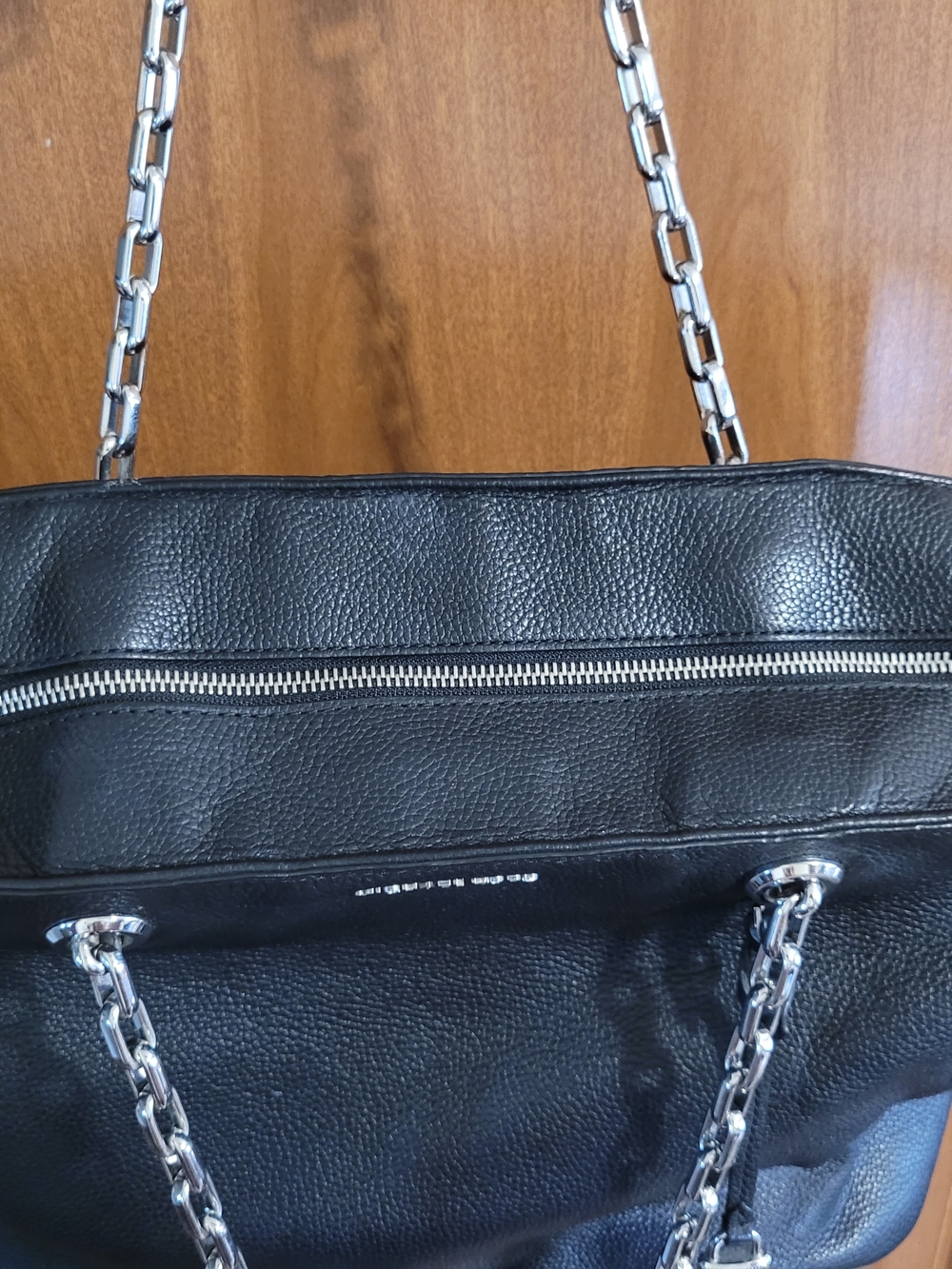 MICHAEL Michael Kors Mercer Chain-Link Leather Tote Bag - Picture 9 of 16